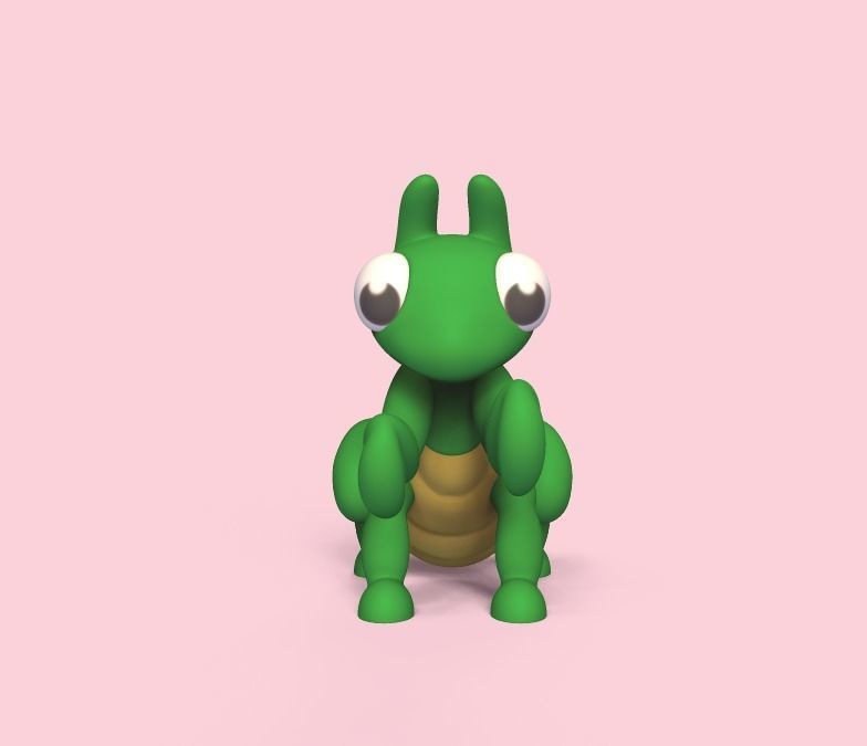 Cute Mantis 3D print model_1