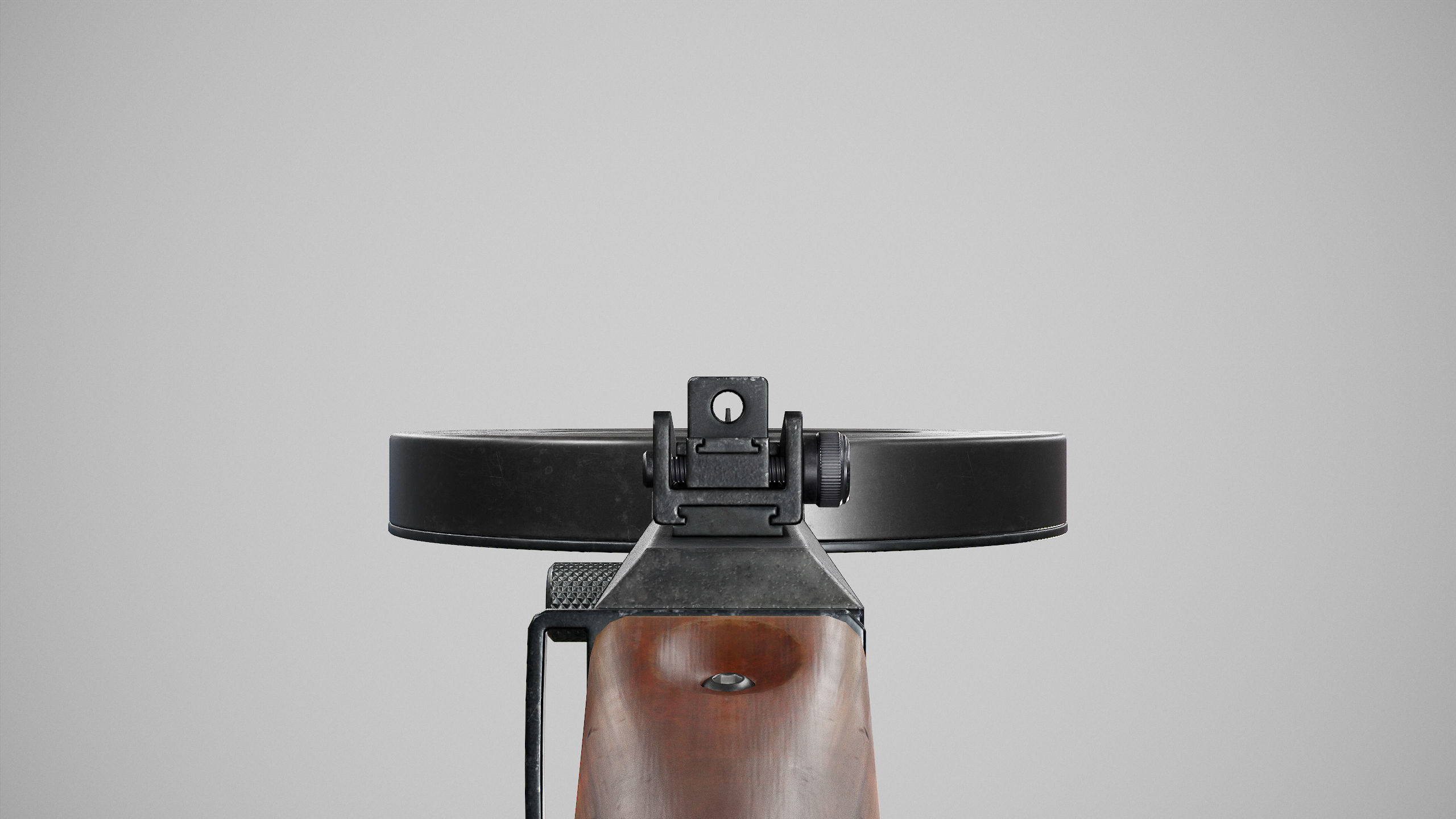 PBR The American 180 Low-poly 3D model_9