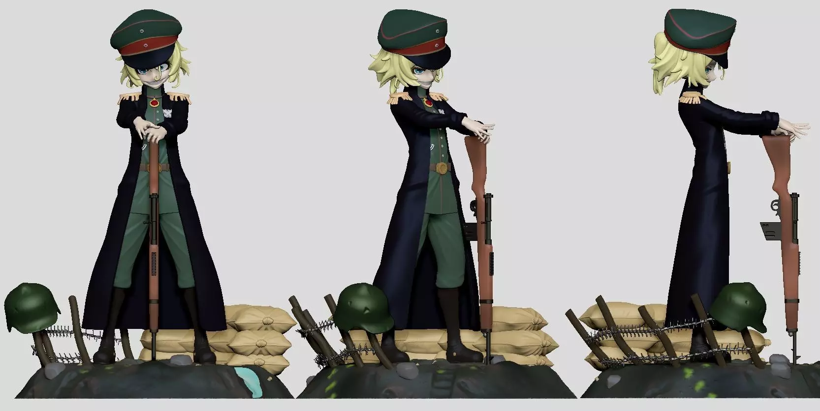 The Saga of Tanya the Evil - Youjo Senki 3D print model