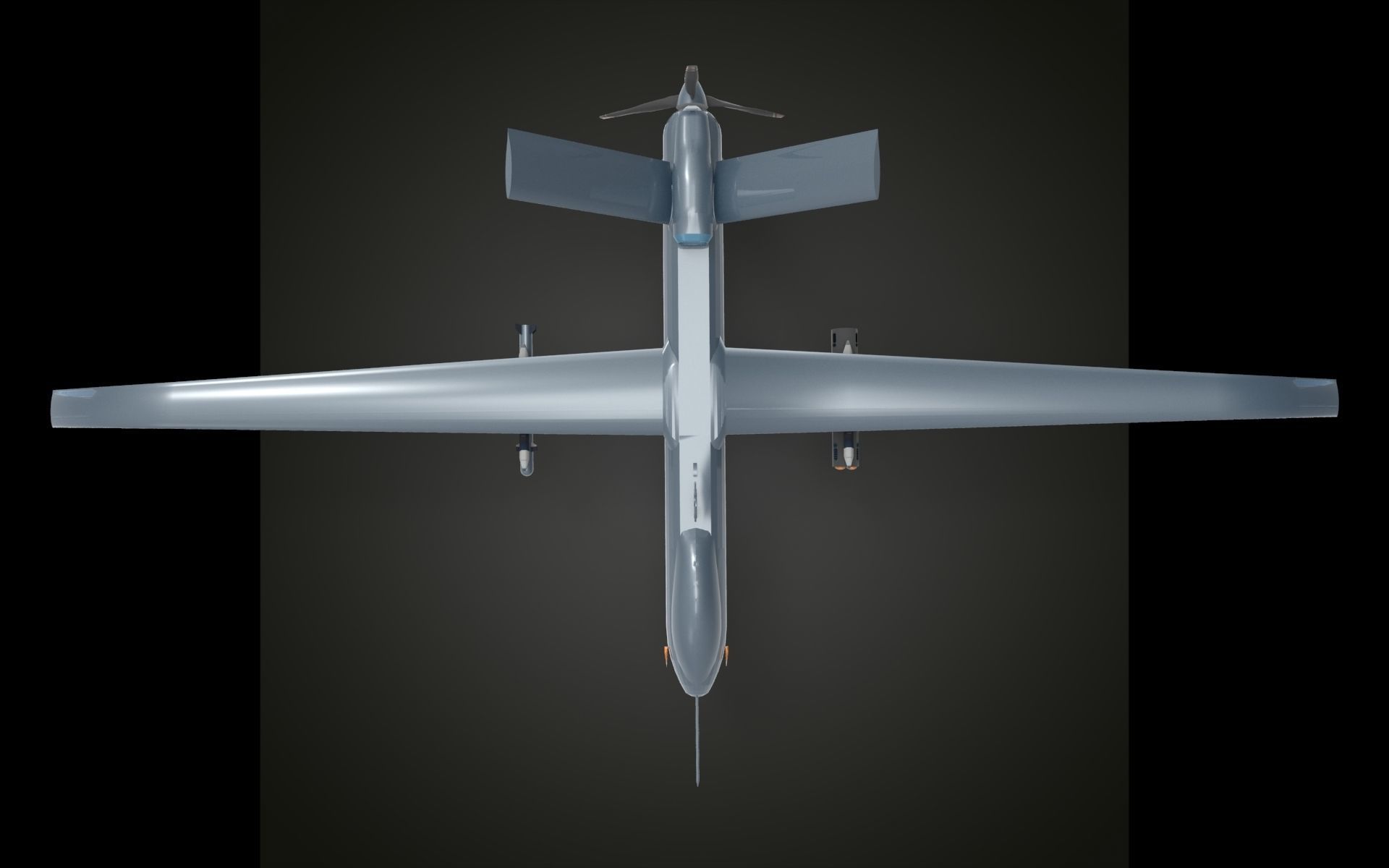 TAI anka UAV 3D model_5