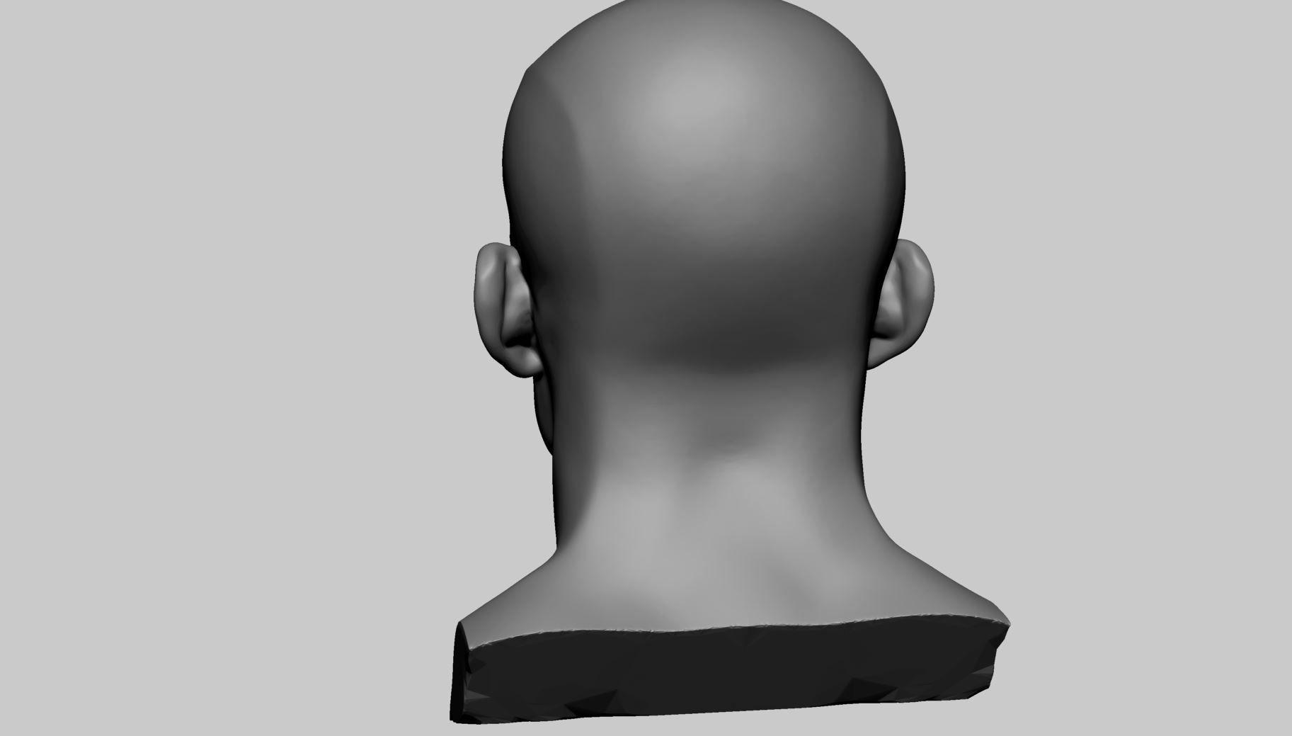 Male Head v7 3D model_12
