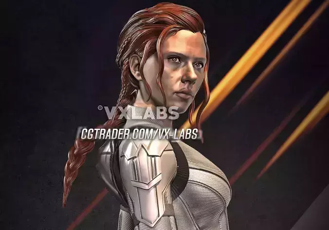 Black Widow  3D print model