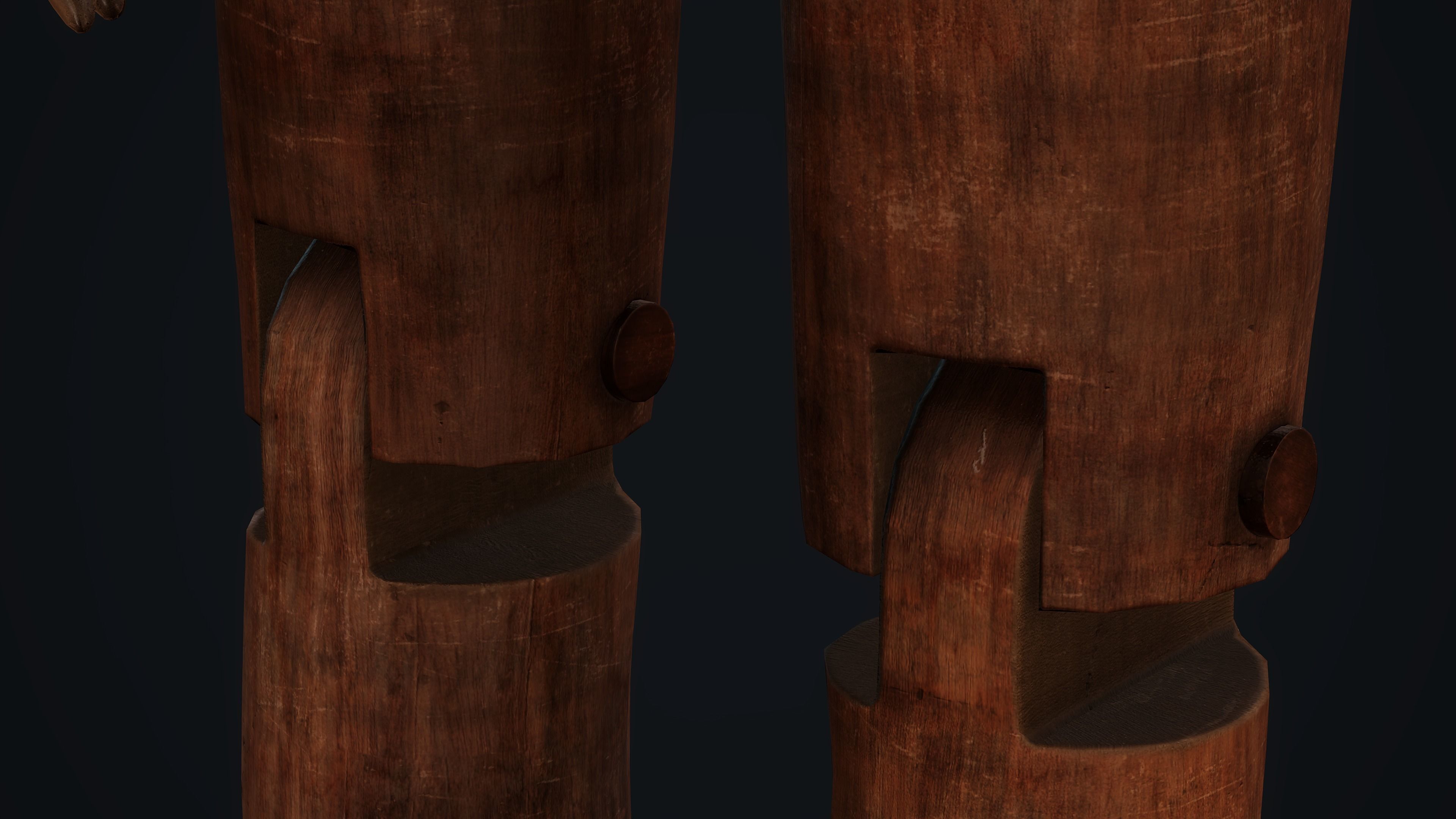 Old Ventriloquist Puppet - PBR Model Low-poly 3D model_13