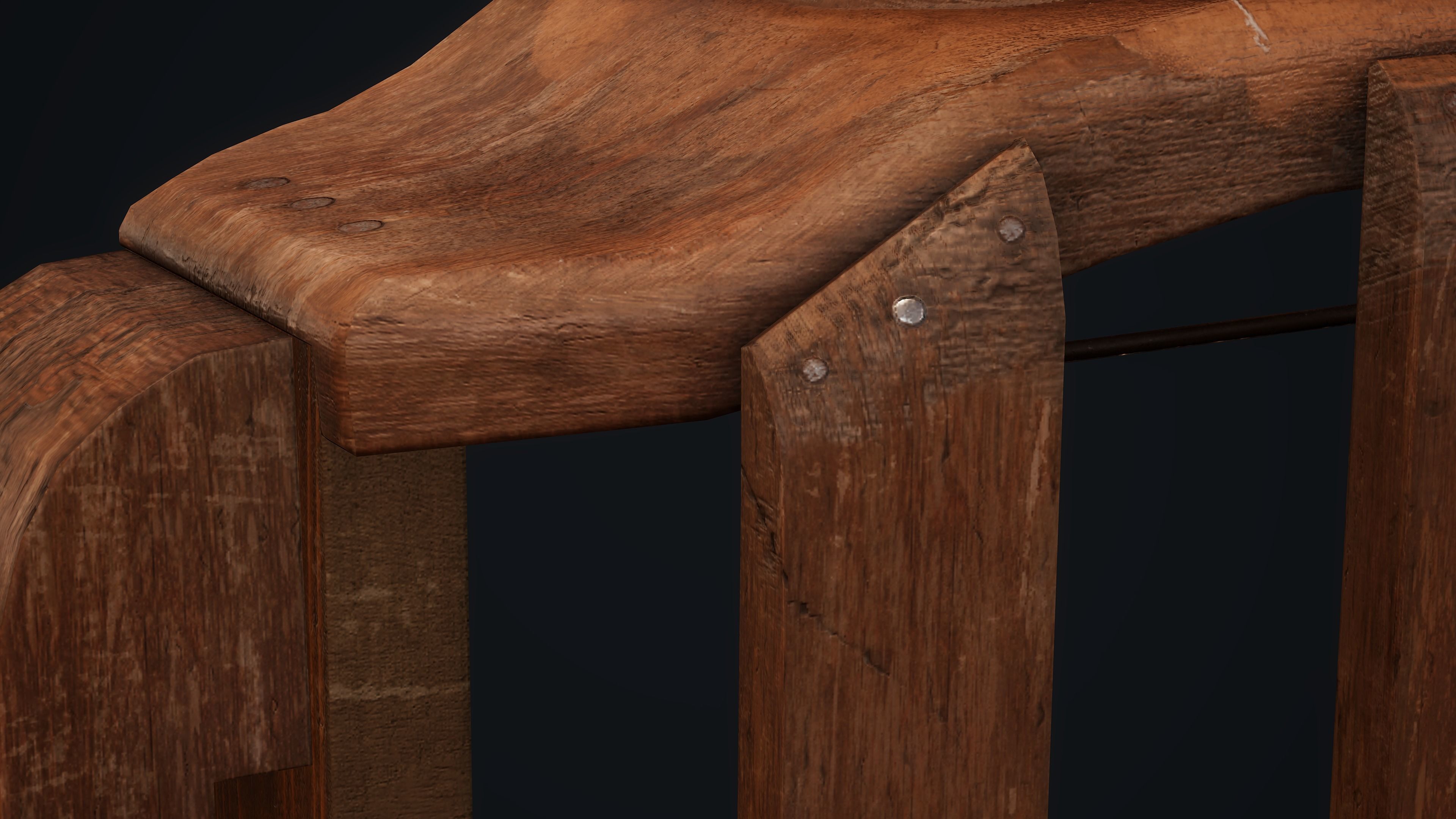 Old Ventriloquist Puppet - PBR Model Low-poly 3D model_7