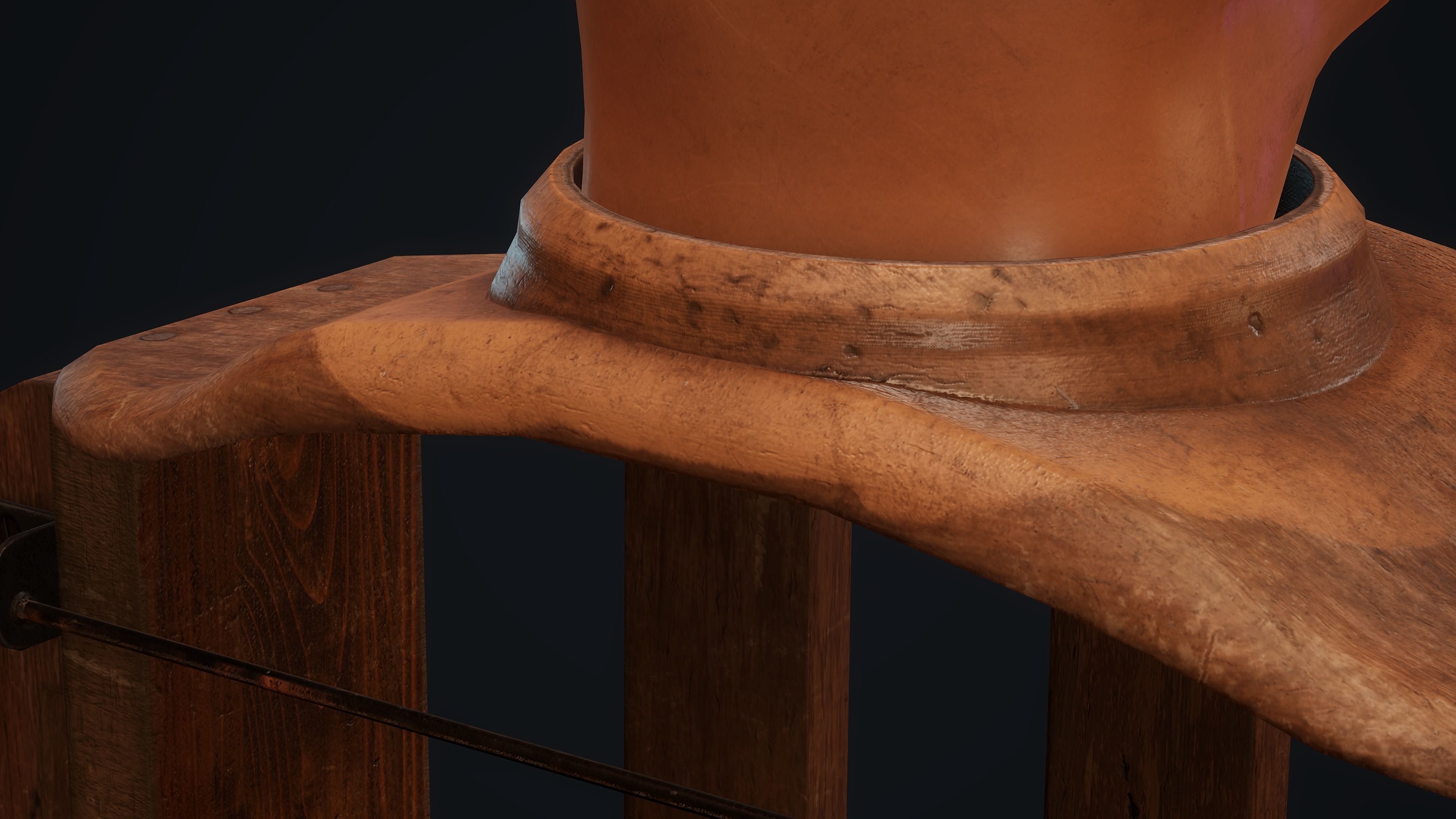 Old Ventriloquist Puppet - PBR Model Low-poly 3D model_9