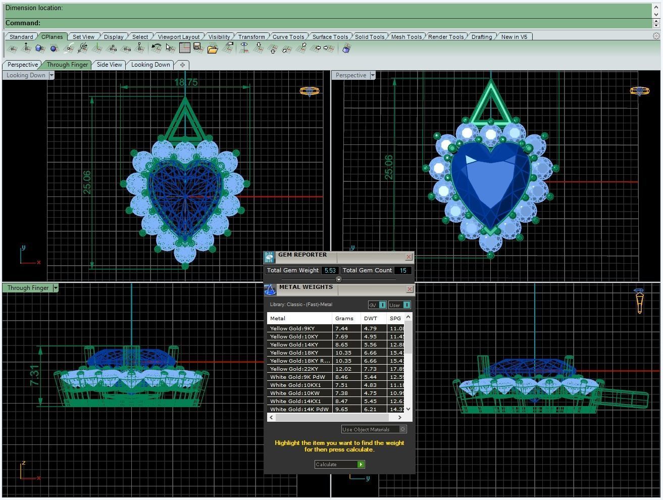 Heart Chain 3D print model_4