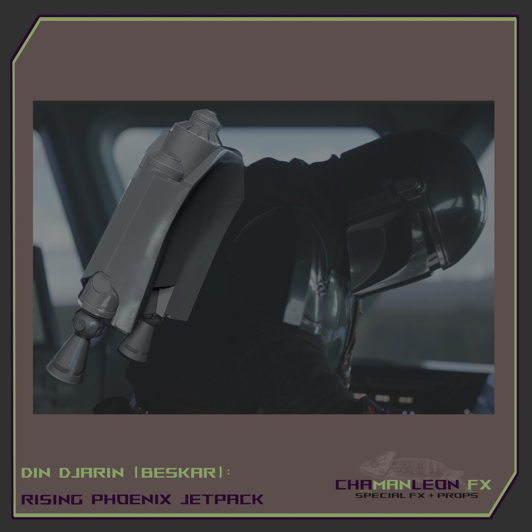 Din Djarin Mandalorian Beskar Rising Phoenix Jetpack Cosplay 3D print model_43