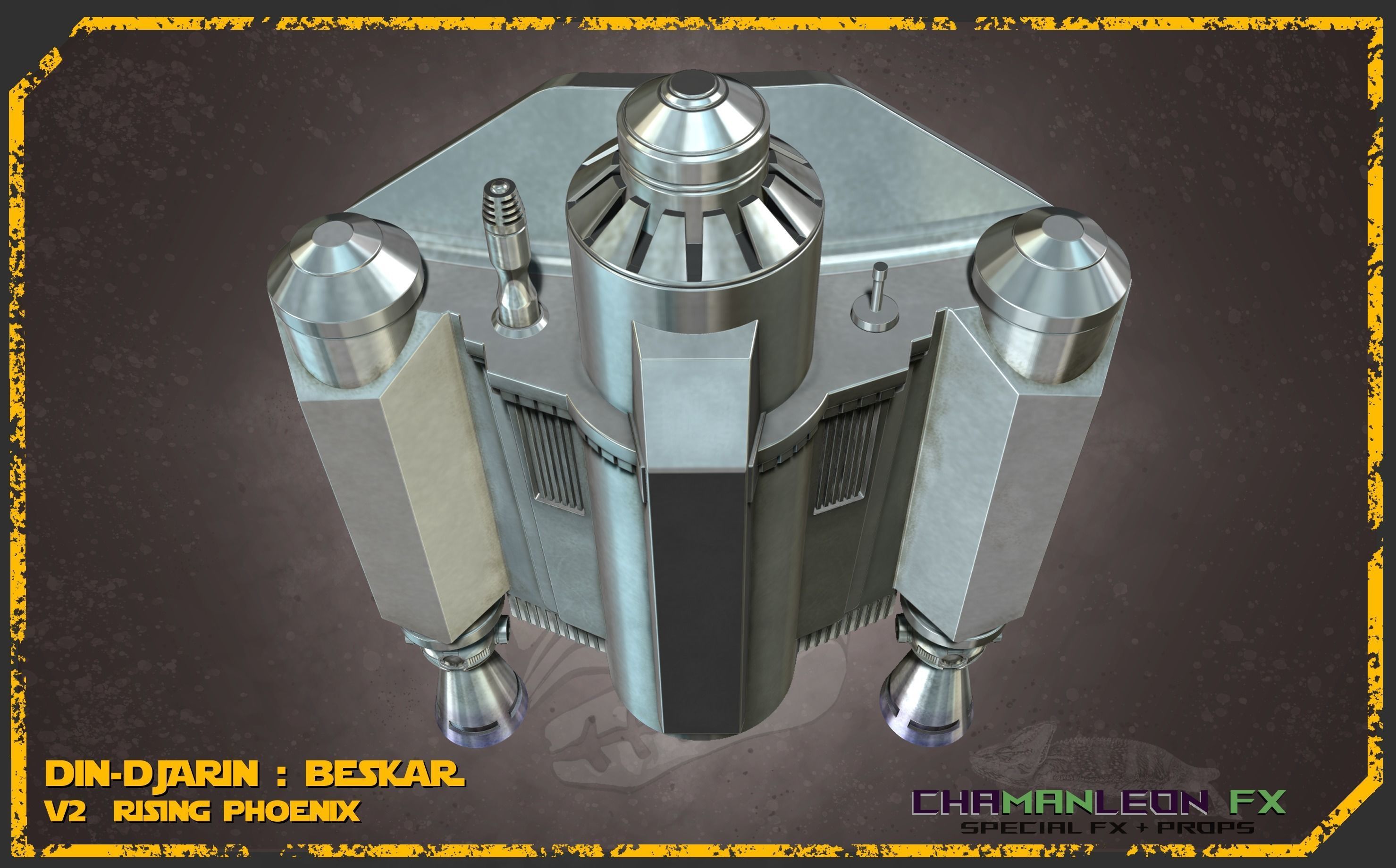 Din Djarin Mandalorian Beskar Rising Phoenix Jetpack Cosplay 3D print model_30