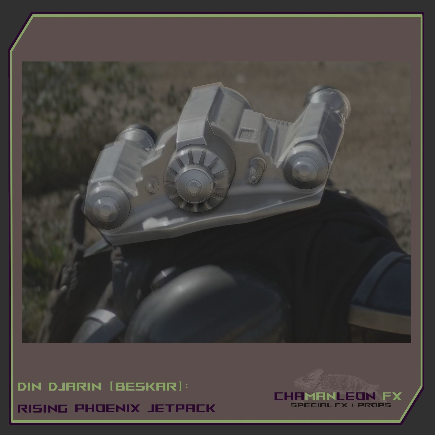 Din Djarin Mandalorian Beskar Rising Phoenix Jetpack Cosplay 3D print model_42