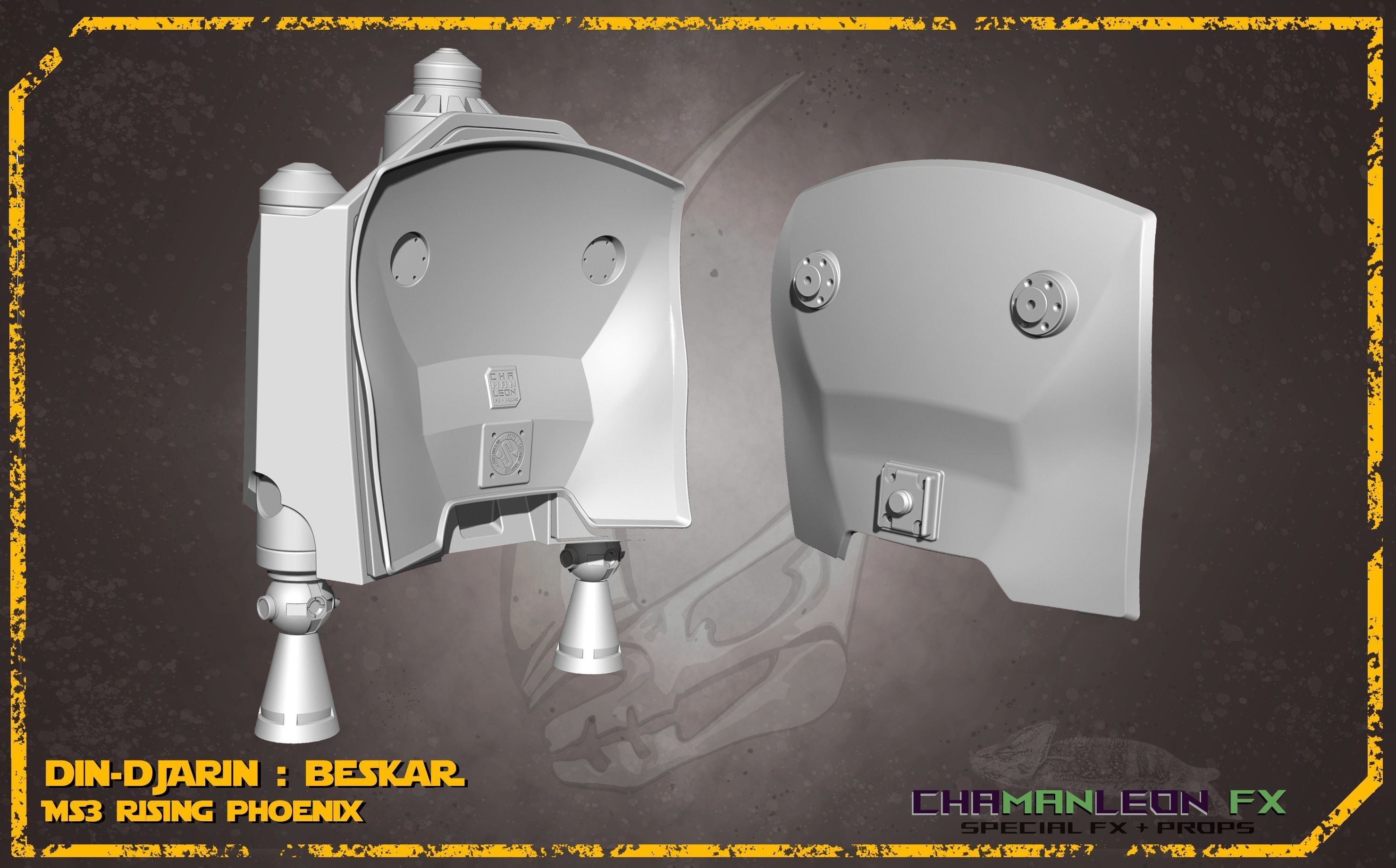 Din Djarin Mandalorian Beskar Rising Phoenix Jetpack Cosplay 3D print model_10