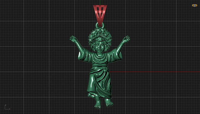 God Pendant 01 3D print model