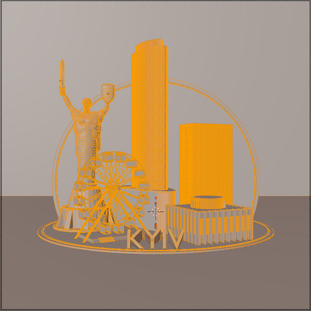 Kyiv city Free 3D model_4