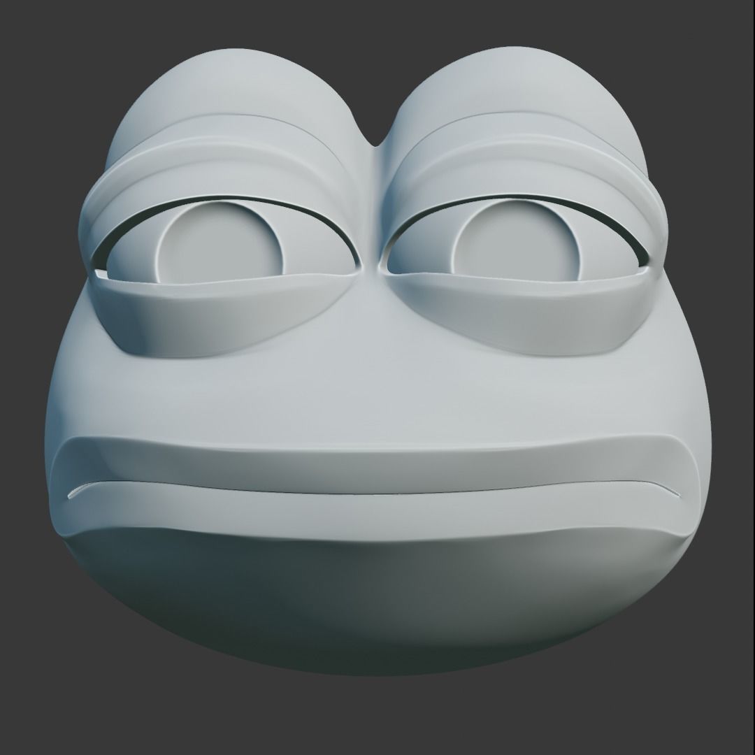 Feels Bad Man Pepe Low-poly 3D model_22
