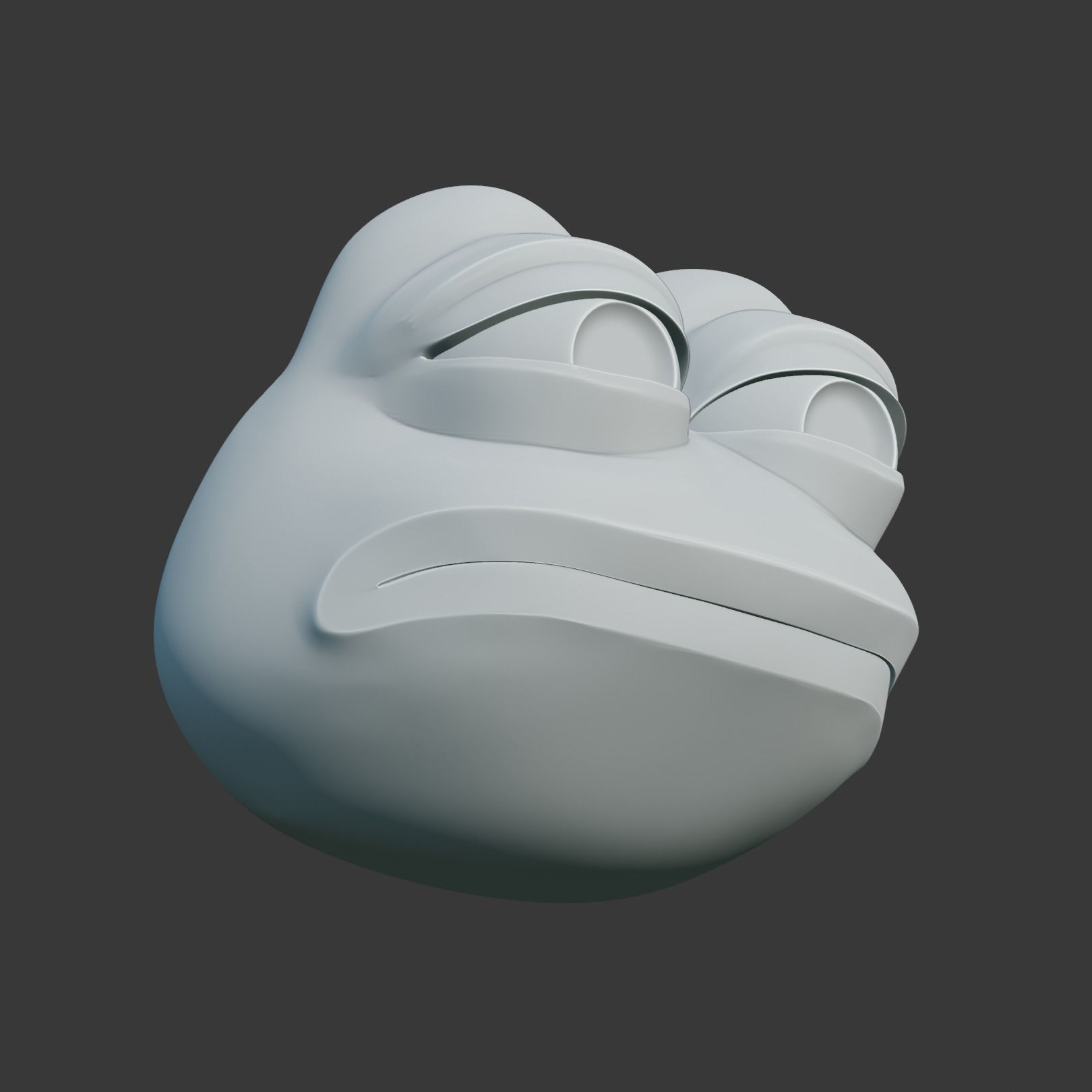 Feels Bad Man Pepe Low-poly 3D model_28