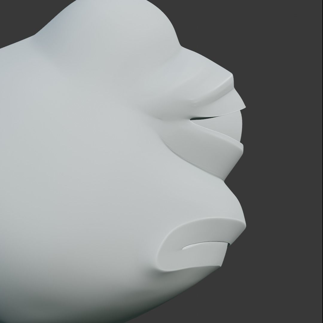 Feels Bad Man Pepe Low-poly 3D model_21
