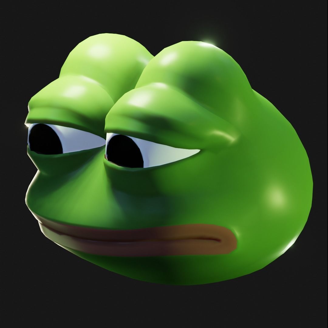 Feels Bad Man Pepe Low-poly 3D model_16