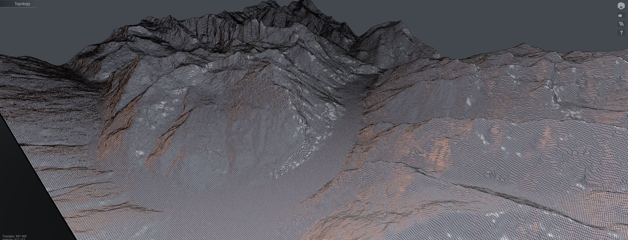 Mountain landscape Alps Switzerland 3D model_13