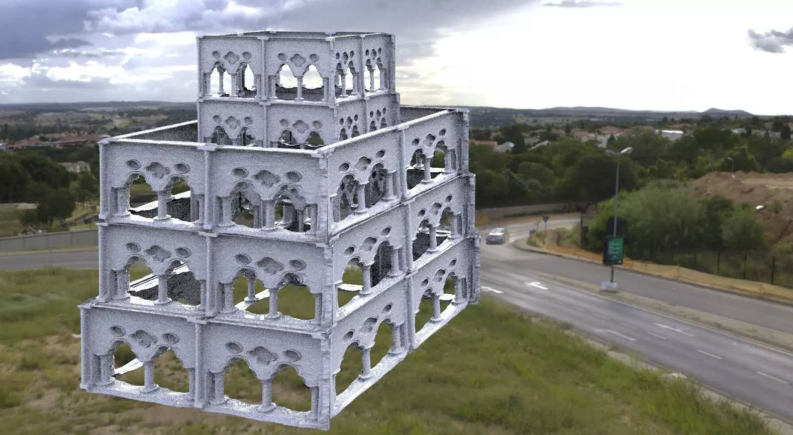  Alice in wonderland Queens architecture collection 1 3D 3D model_0