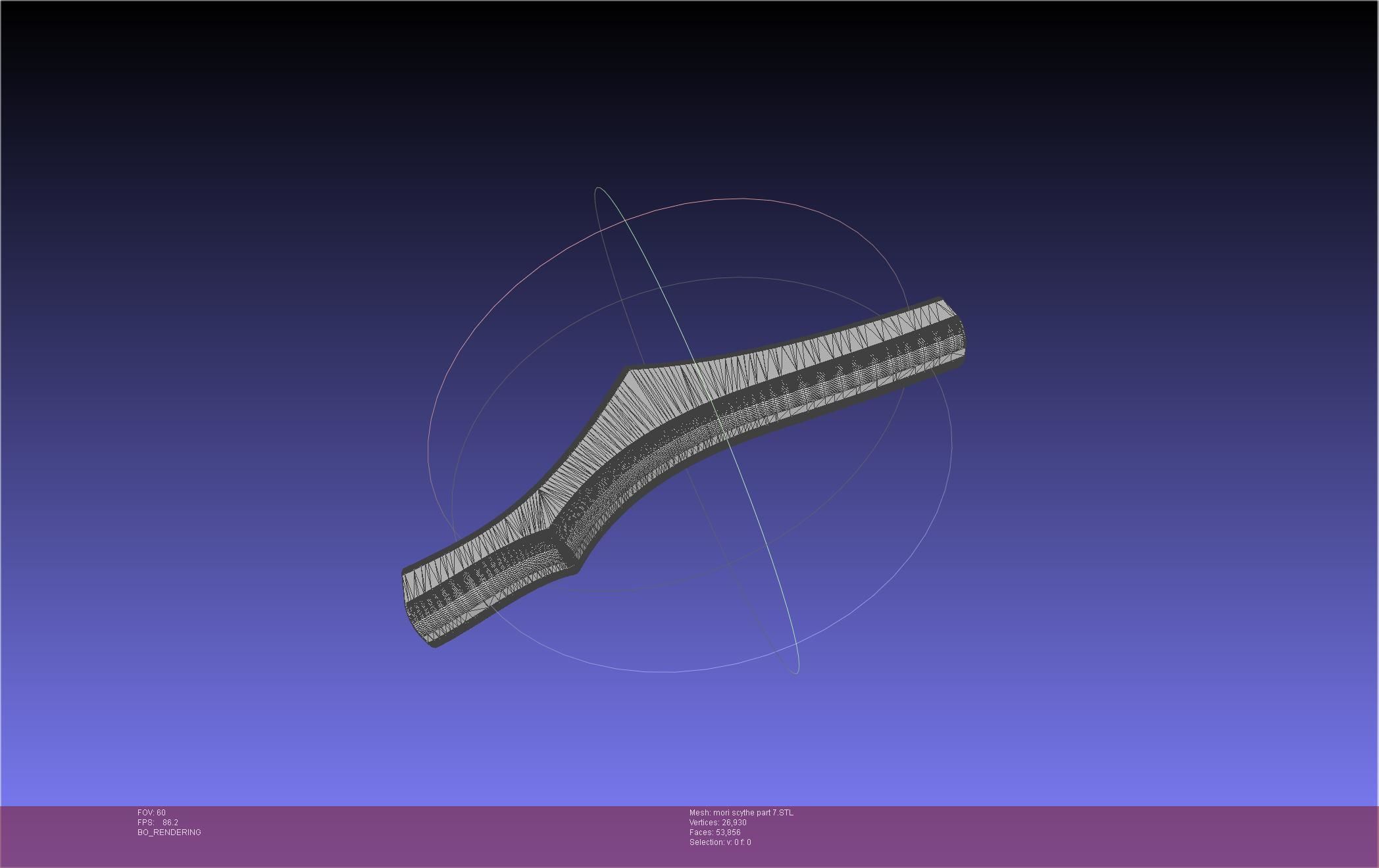 Hololive Mori Calliope Scythe Assembly 3D print model_105