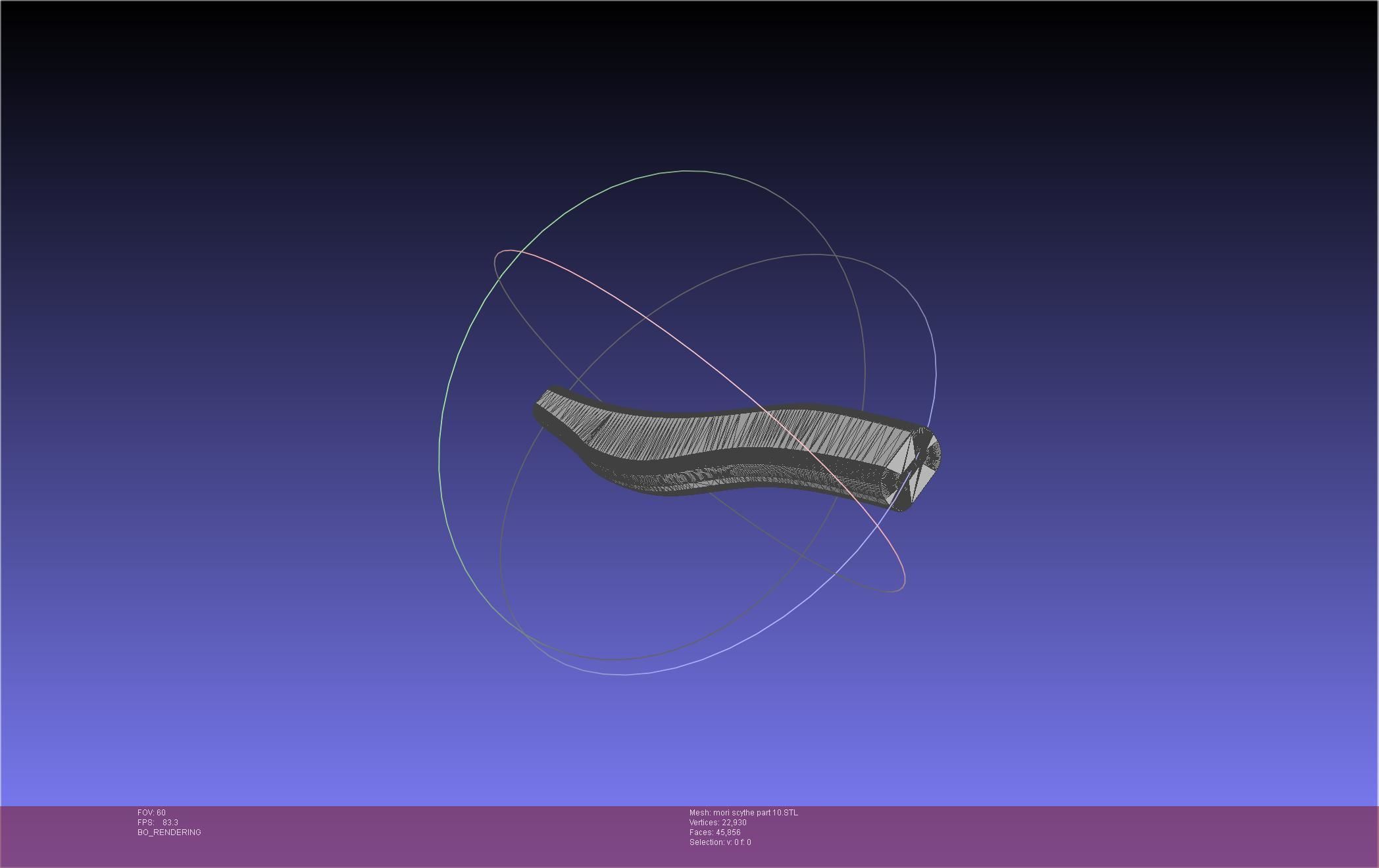 Hololive Mori Calliope Scythe Assembly 3D print model_116