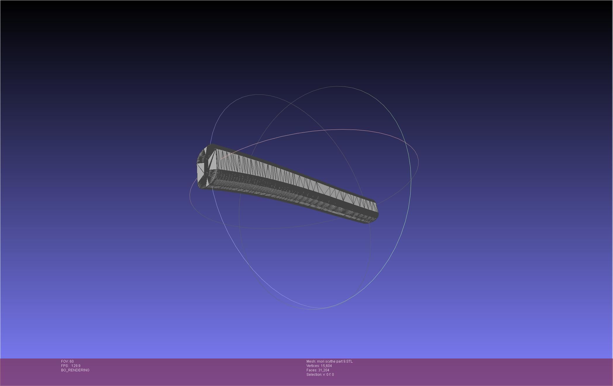 Hololive Mori Calliope Scythe Assembly 3D print model_114