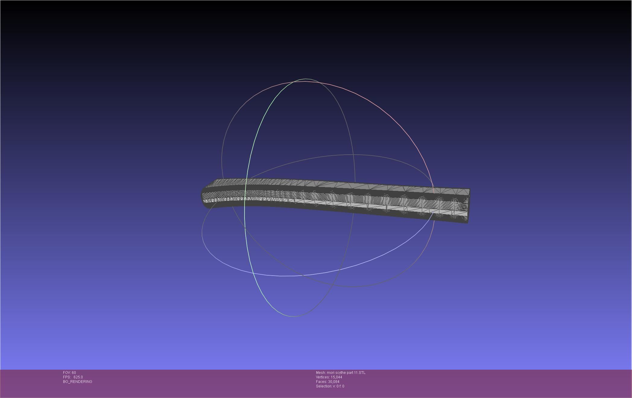 Hololive Mori Calliope Scythe Assembly 3D print model_131