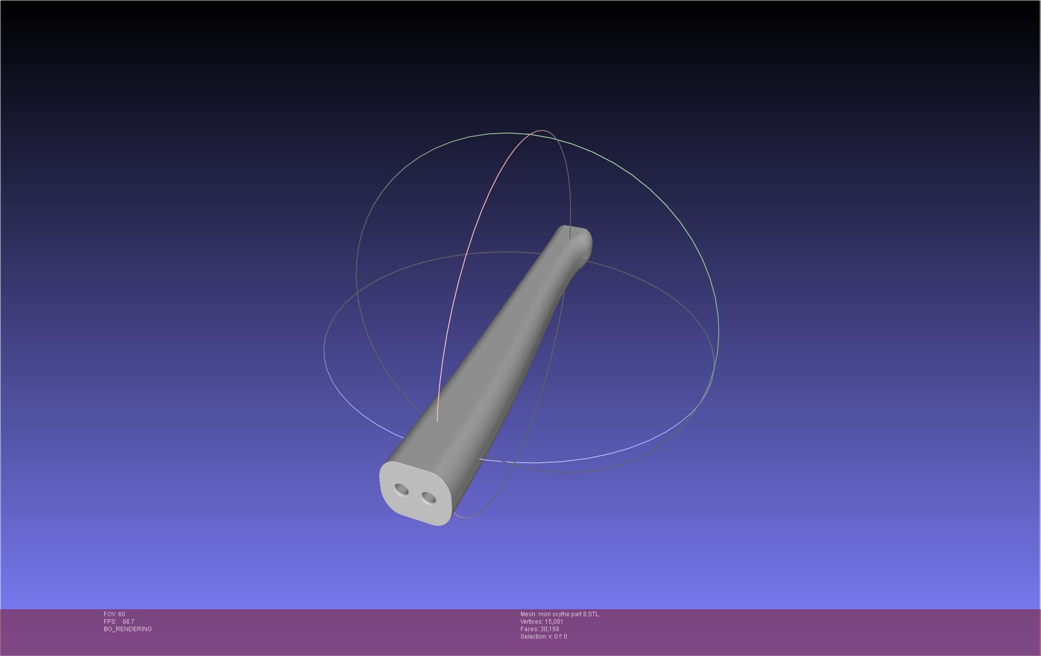 Hololive Mori Calliope Scythe Assembly 3D print model_108