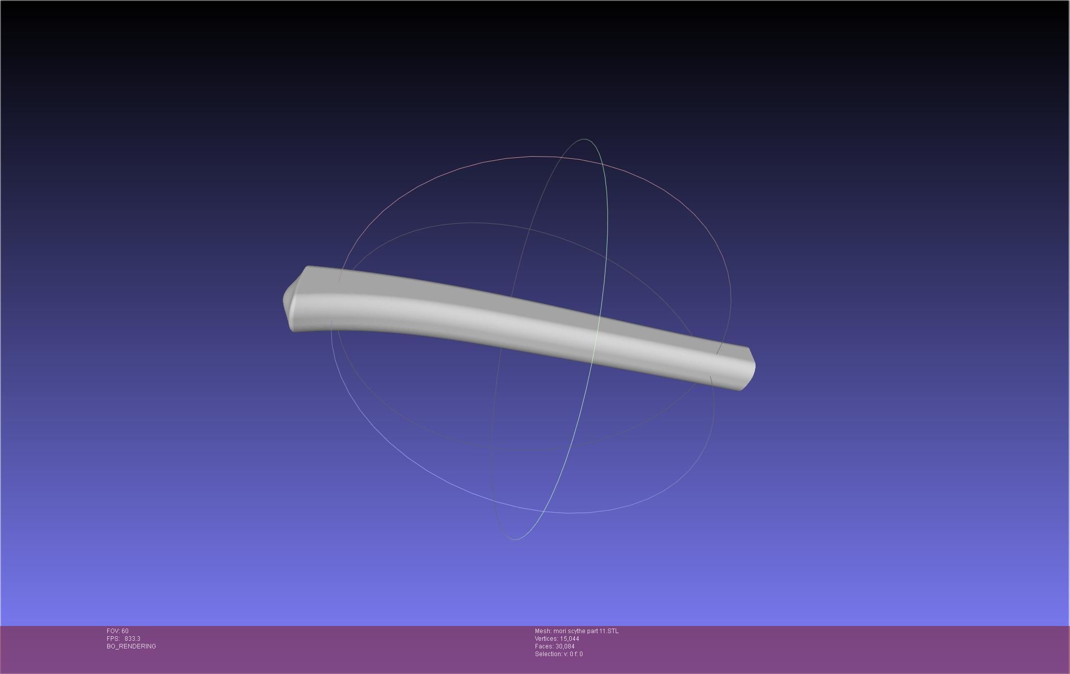 Hololive Mori Calliope Scythe Assembly 3D print model_118