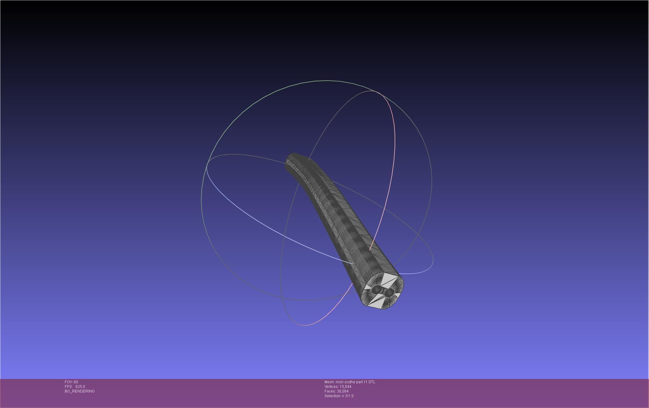 Hololive Mori Calliope Scythe Assembly 3D print model_126