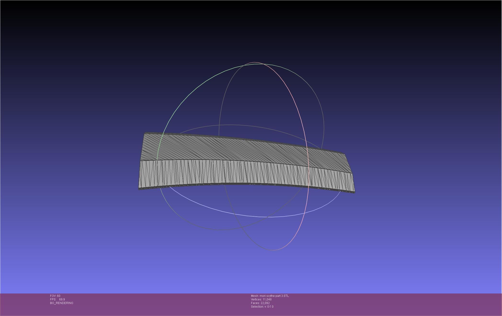 Hololive Mori Calliope Scythe Assembly 3D print model_63