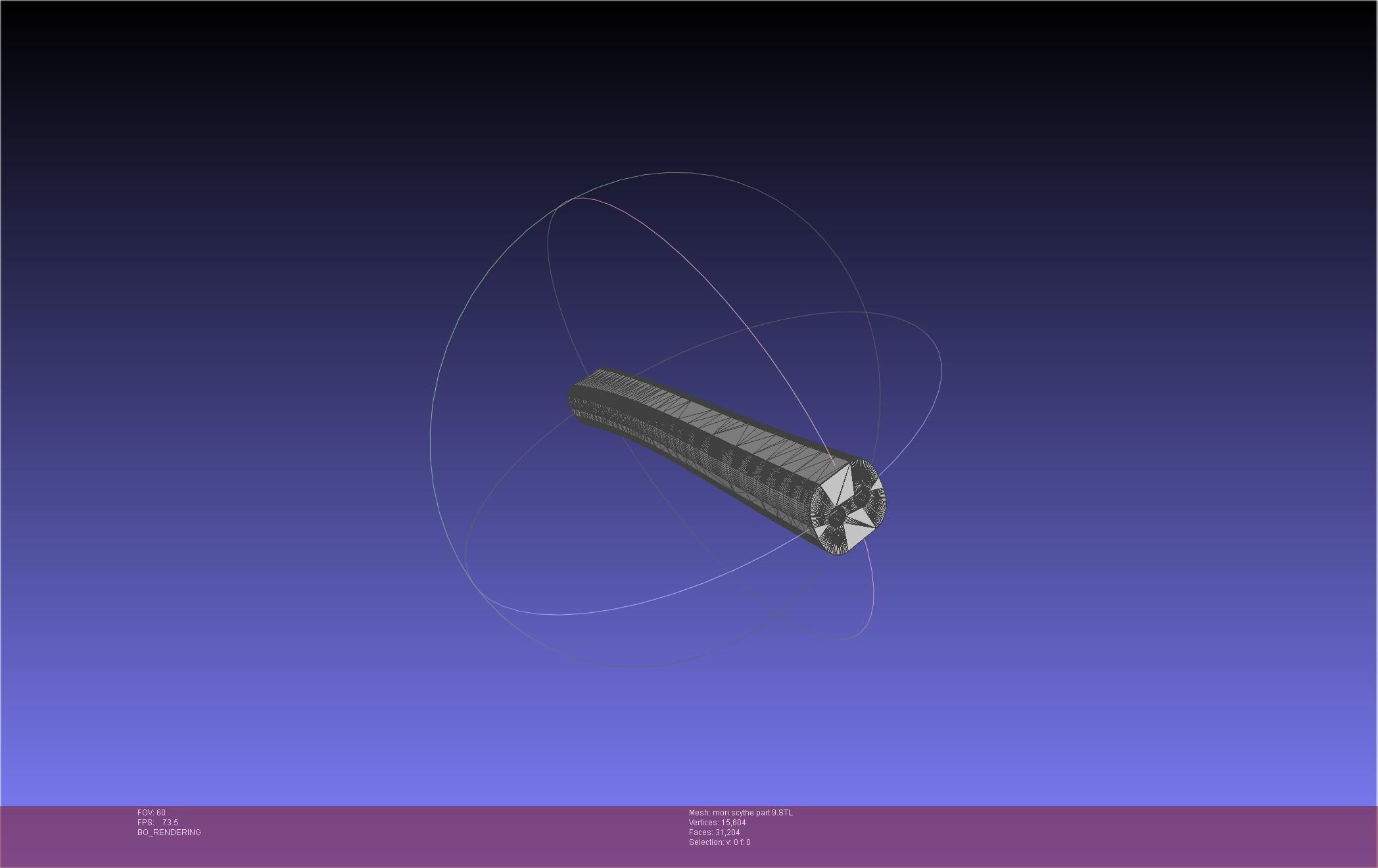 Hololive Mori Calliope Scythe Assembly 3D print model_121