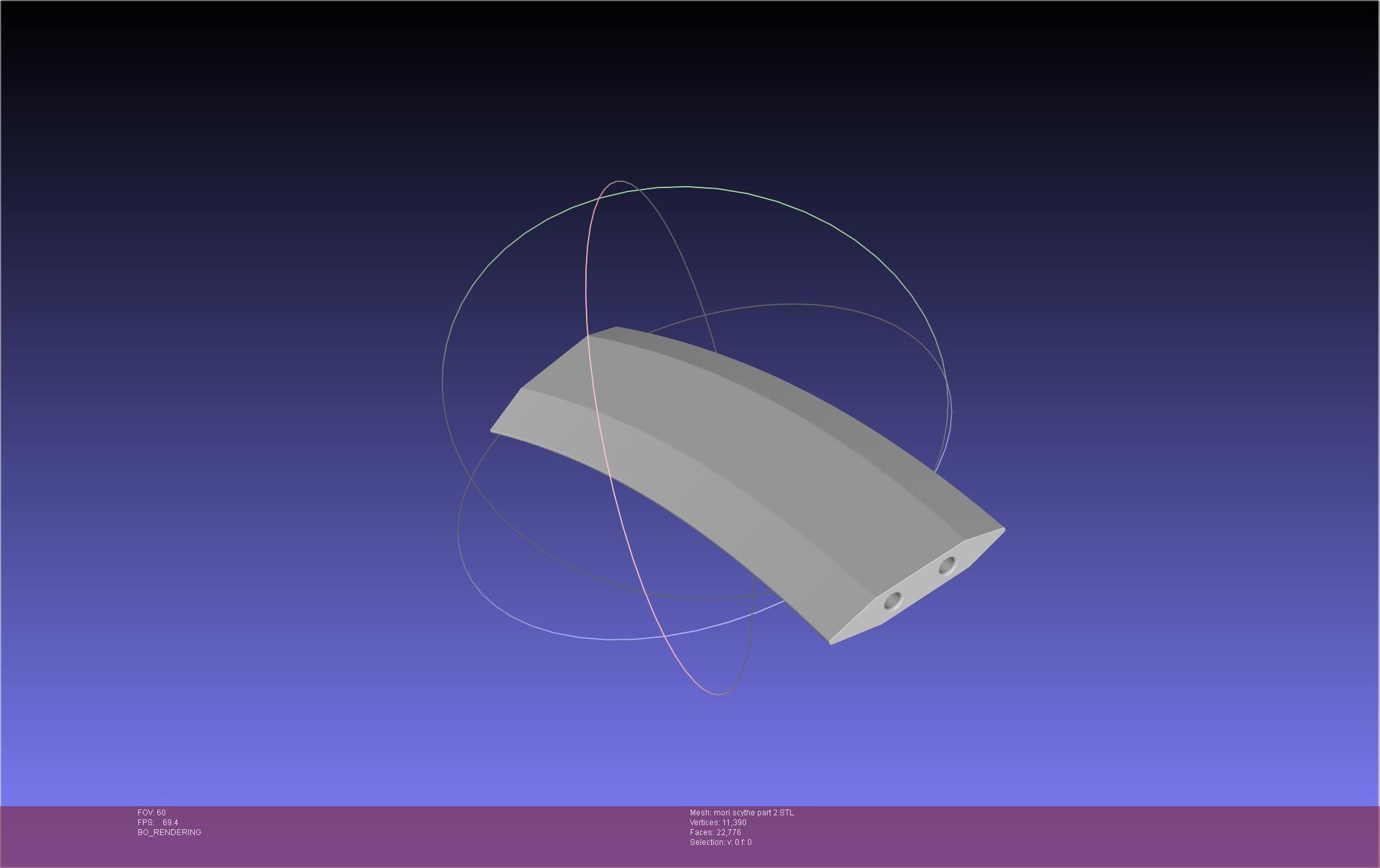 Hololive Mori Calliope Scythe Assembly 3D print model_53