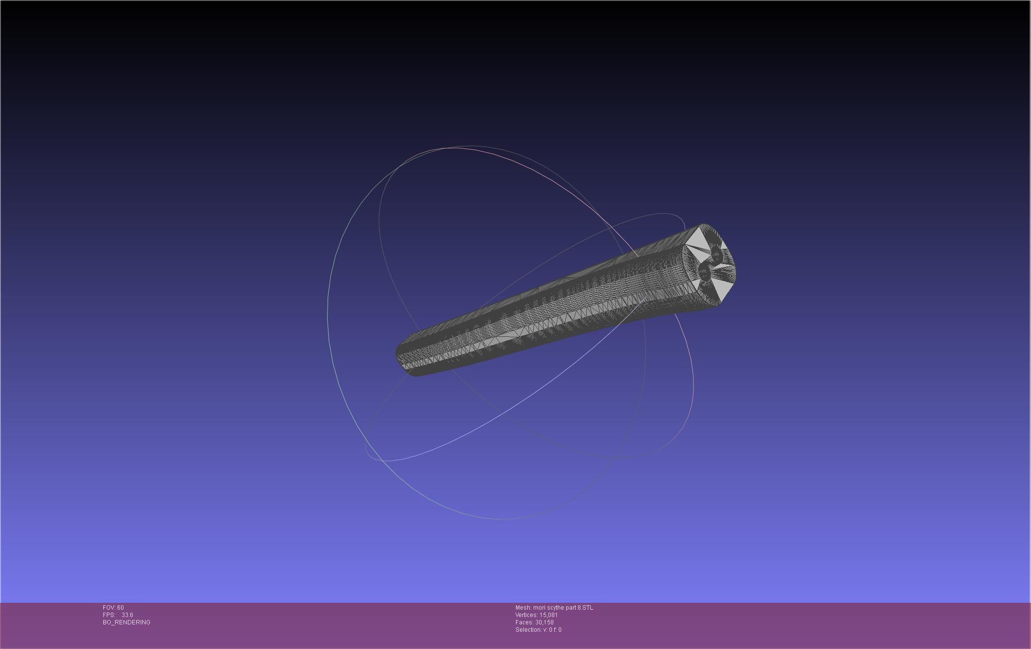 Hololive Mori Calliope Scythe Assembly 3D print model_109