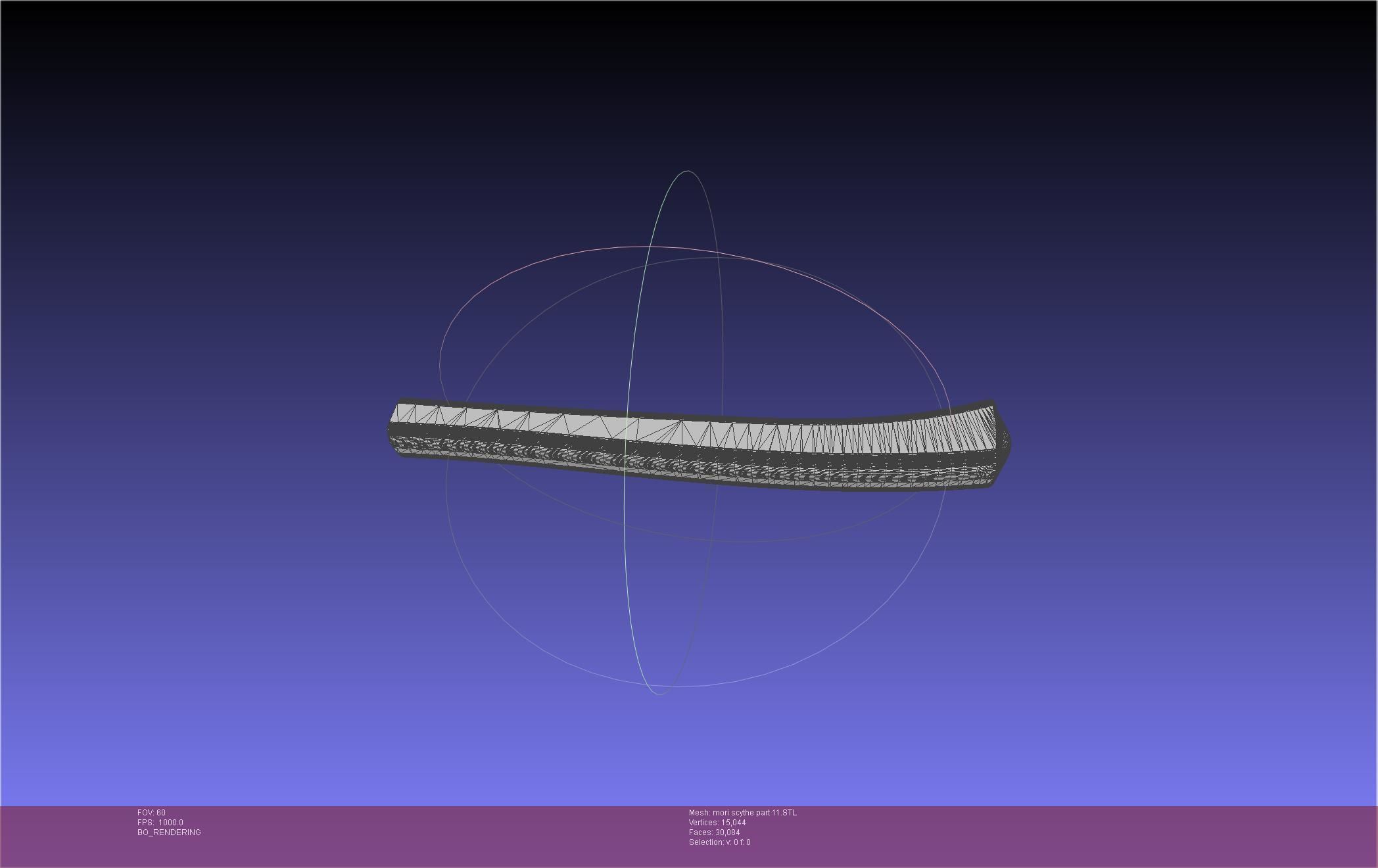 Hololive Mori Calliope Scythe Assembly 3D print model_130