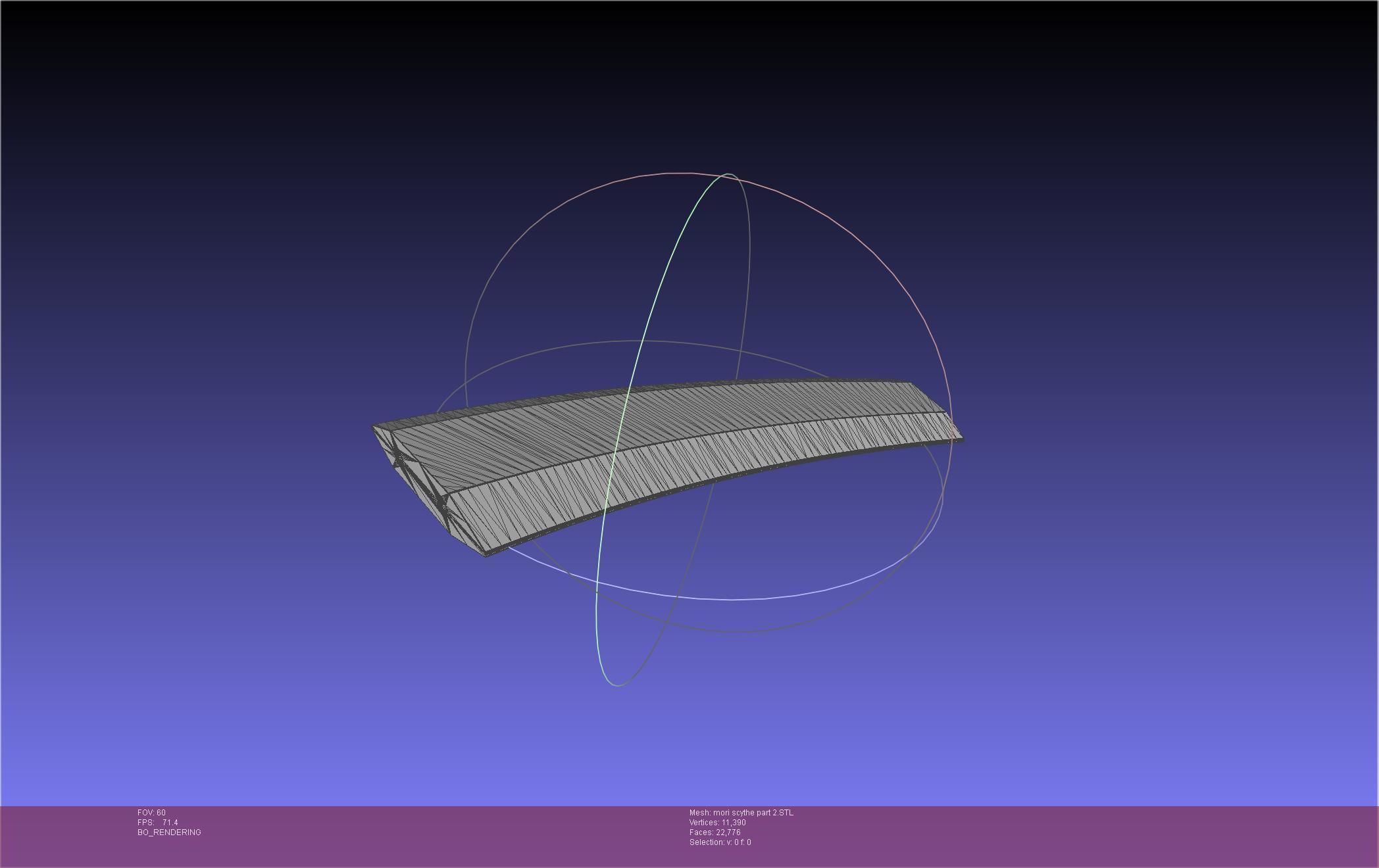 Hololive Mori Calliope Scythe Assembly 3D print model_57