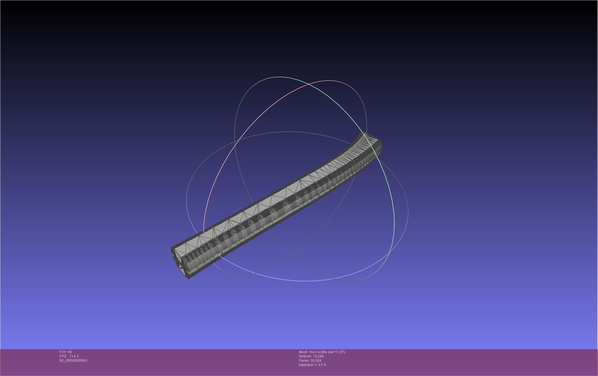 Hololive Mori Calliope Scythe Assembly 3D print model_122