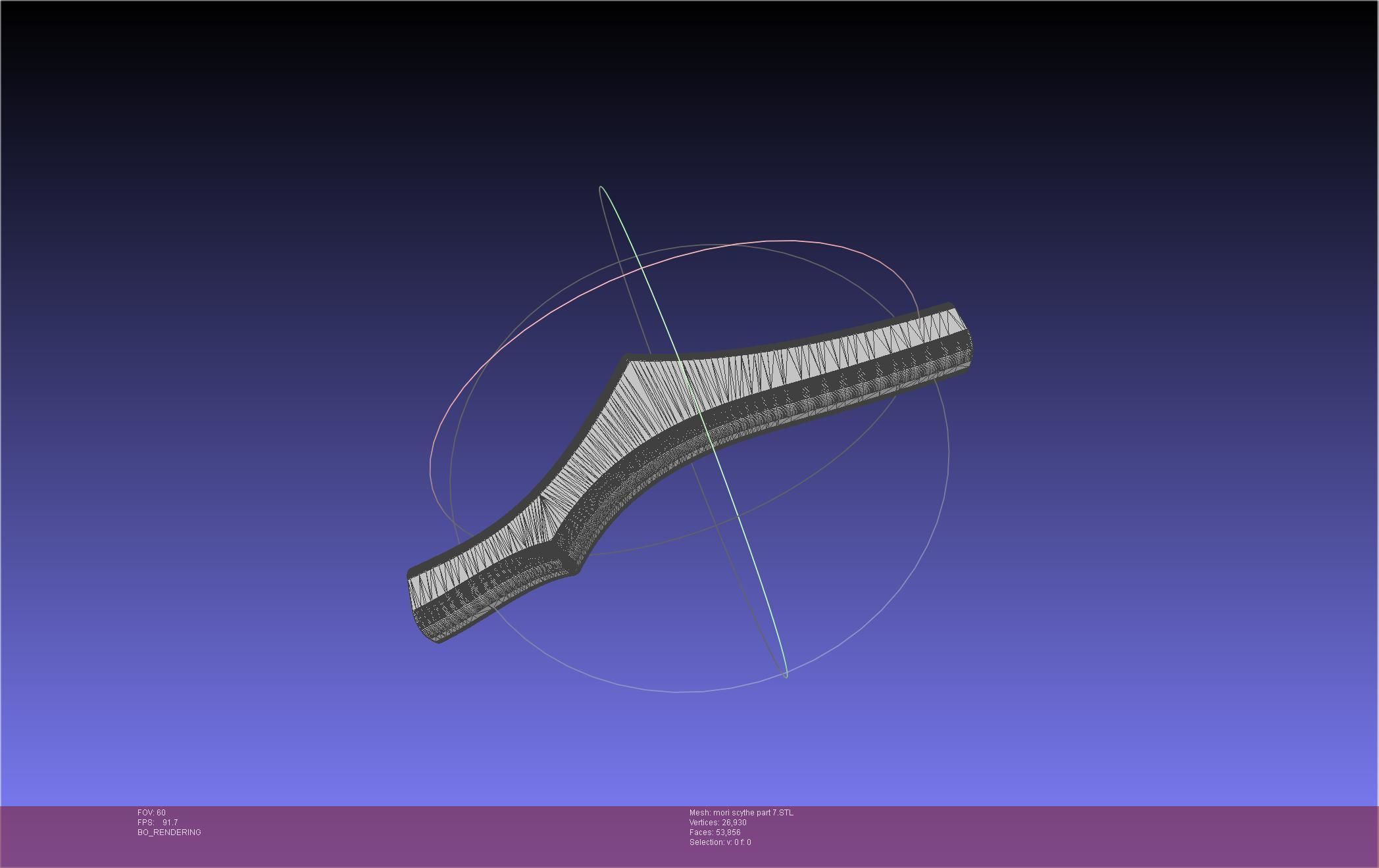 Hololive Mori Calliope Scythe Assembly 3D print model_106