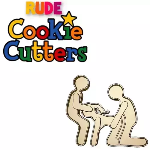 Amazing Rude Word Cookie Cutter Stamp Cake Decoration 