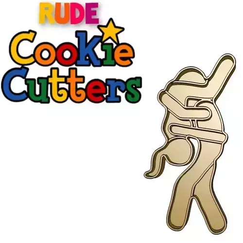 Amazing Rude Word Cookie Cutter Stamp Cake Decoration 