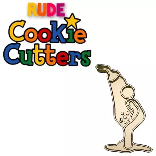 Amazing Rude Word Cookie Cutter Stamp Cake Decoration 