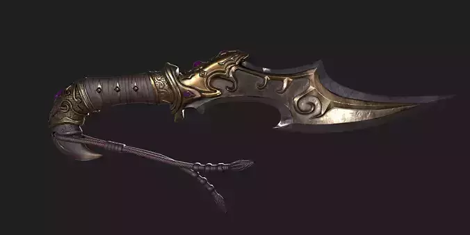 Ancient Dagger  GAME ASSET Lowpoly