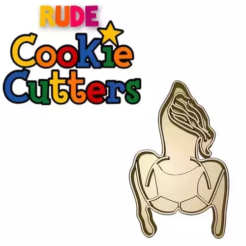 Amazing Rude Word Cookie Cutter Stamp Cake Decoration 