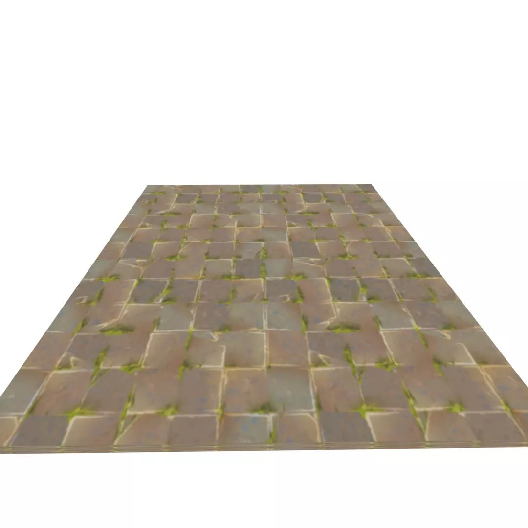 tiled floor Free low-poly 3D model_0
