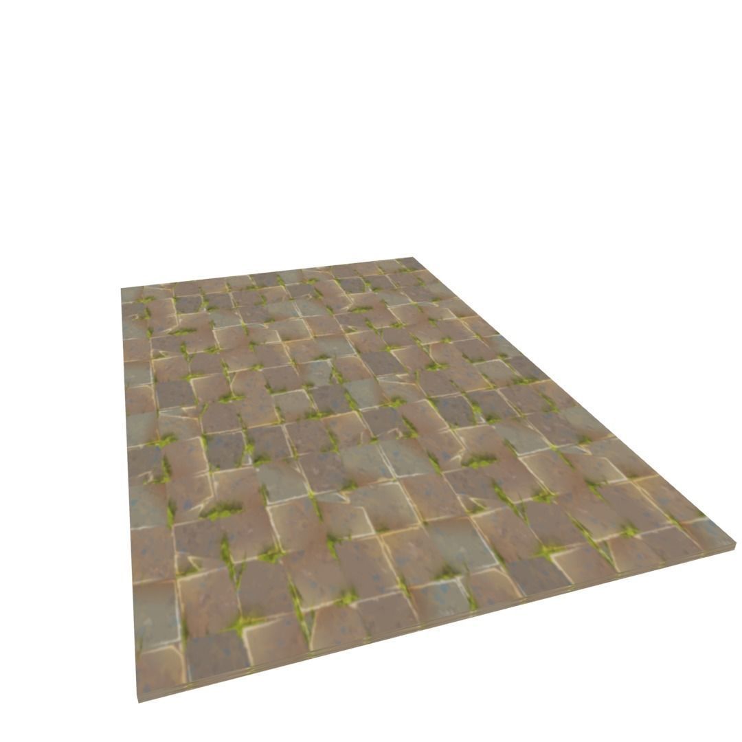 tiled floor Free low-poly 3D model_4