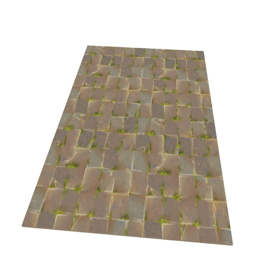 tiled floor Free low-poly 3D model_5