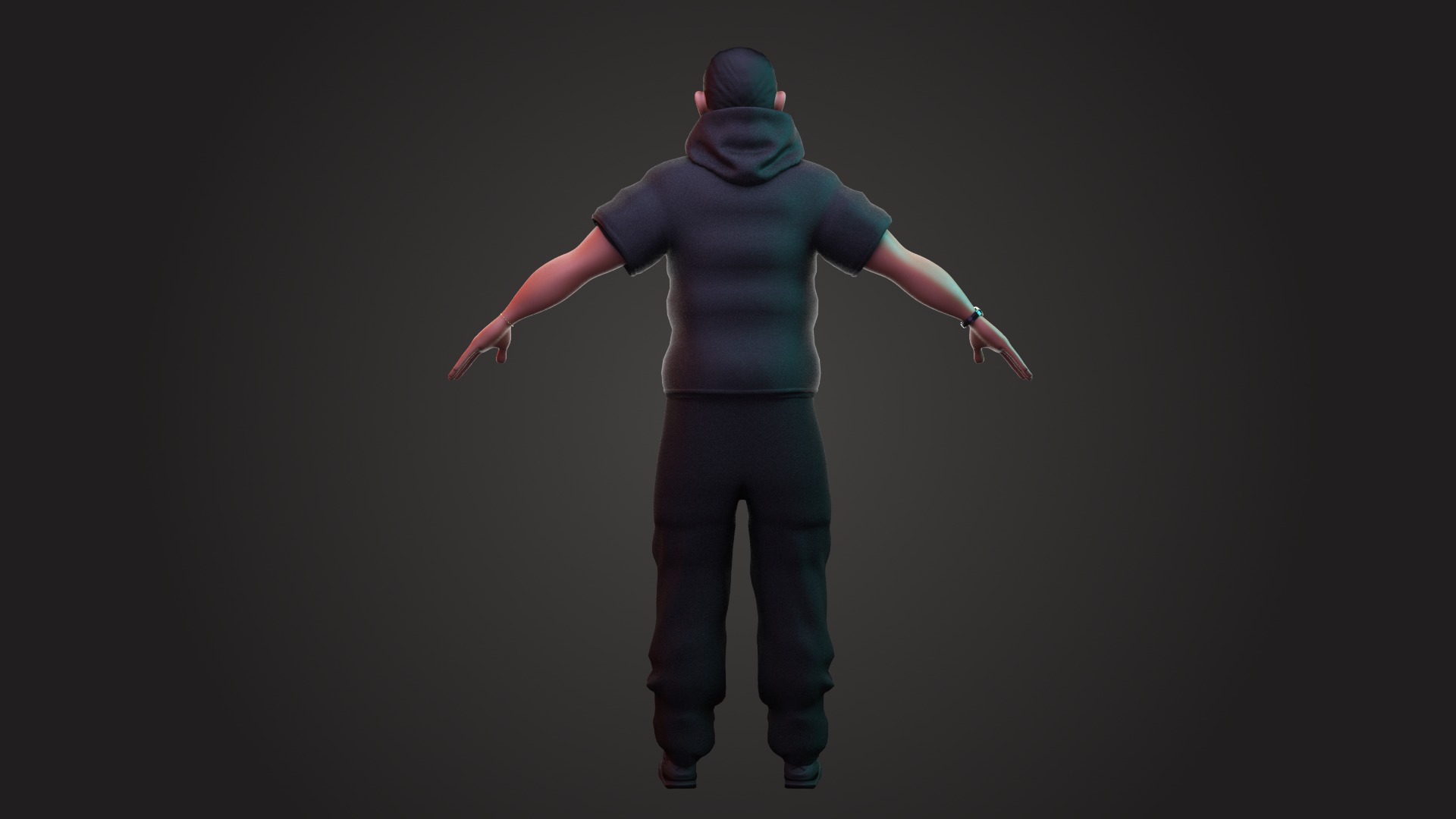 Stylized Urban Male Character - 3D Model Game-Ready 3D model_1