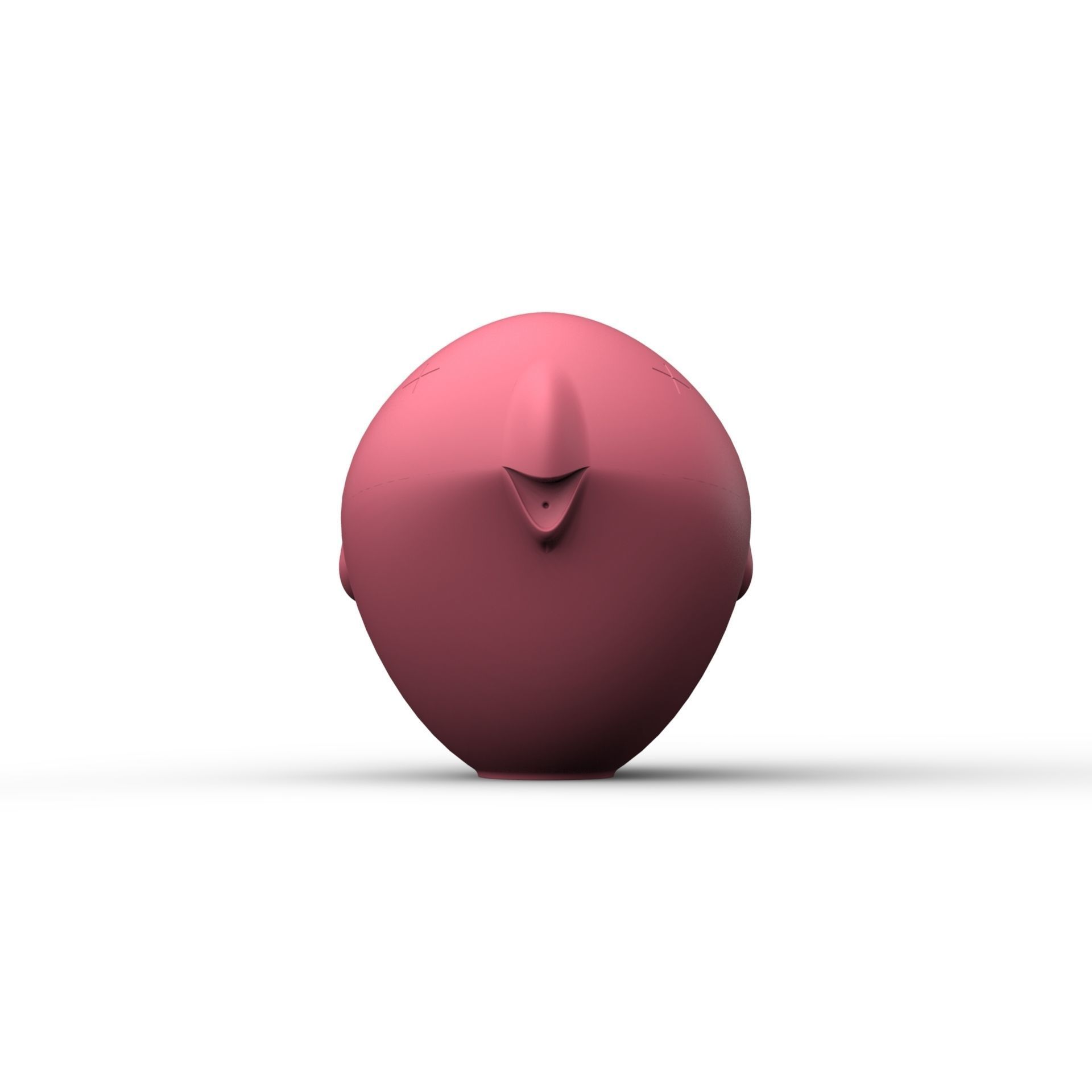 Bird rubber toy 3D print model_3