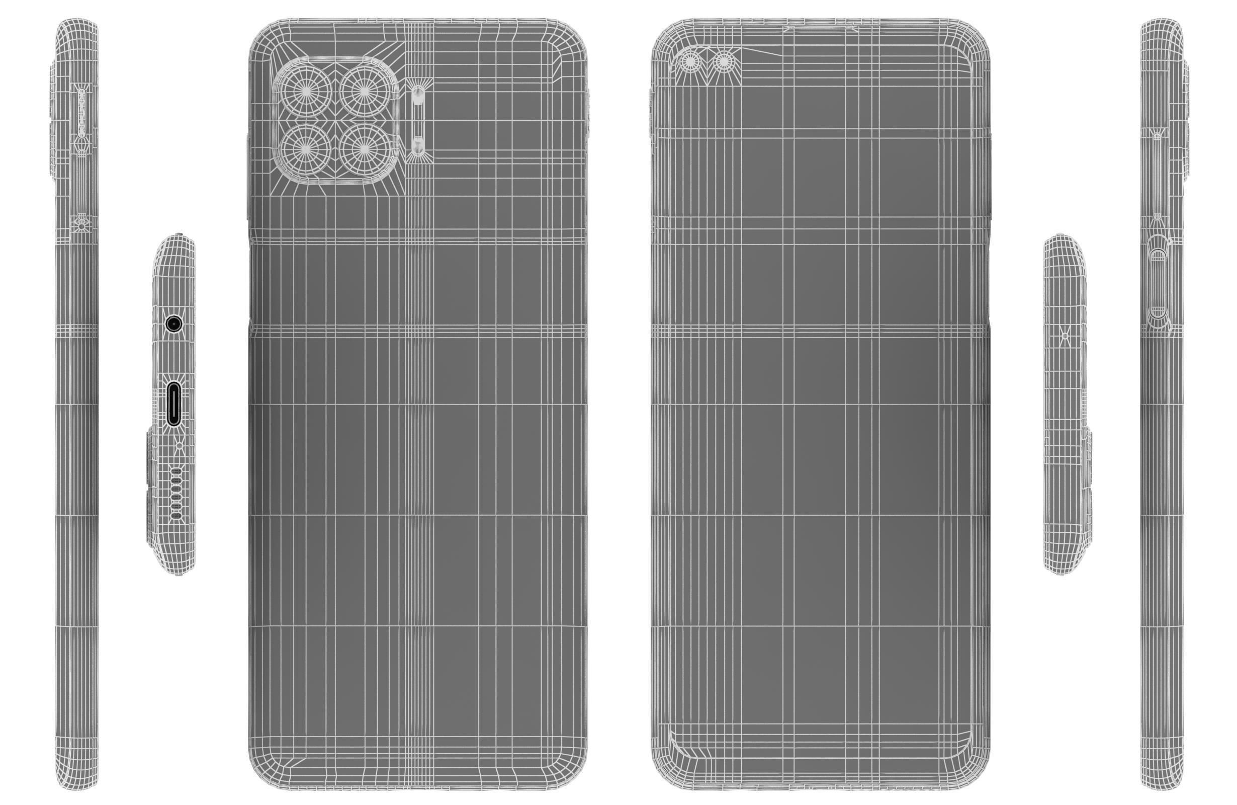 Motorola Moto G Fast And One 5G 3D model_20