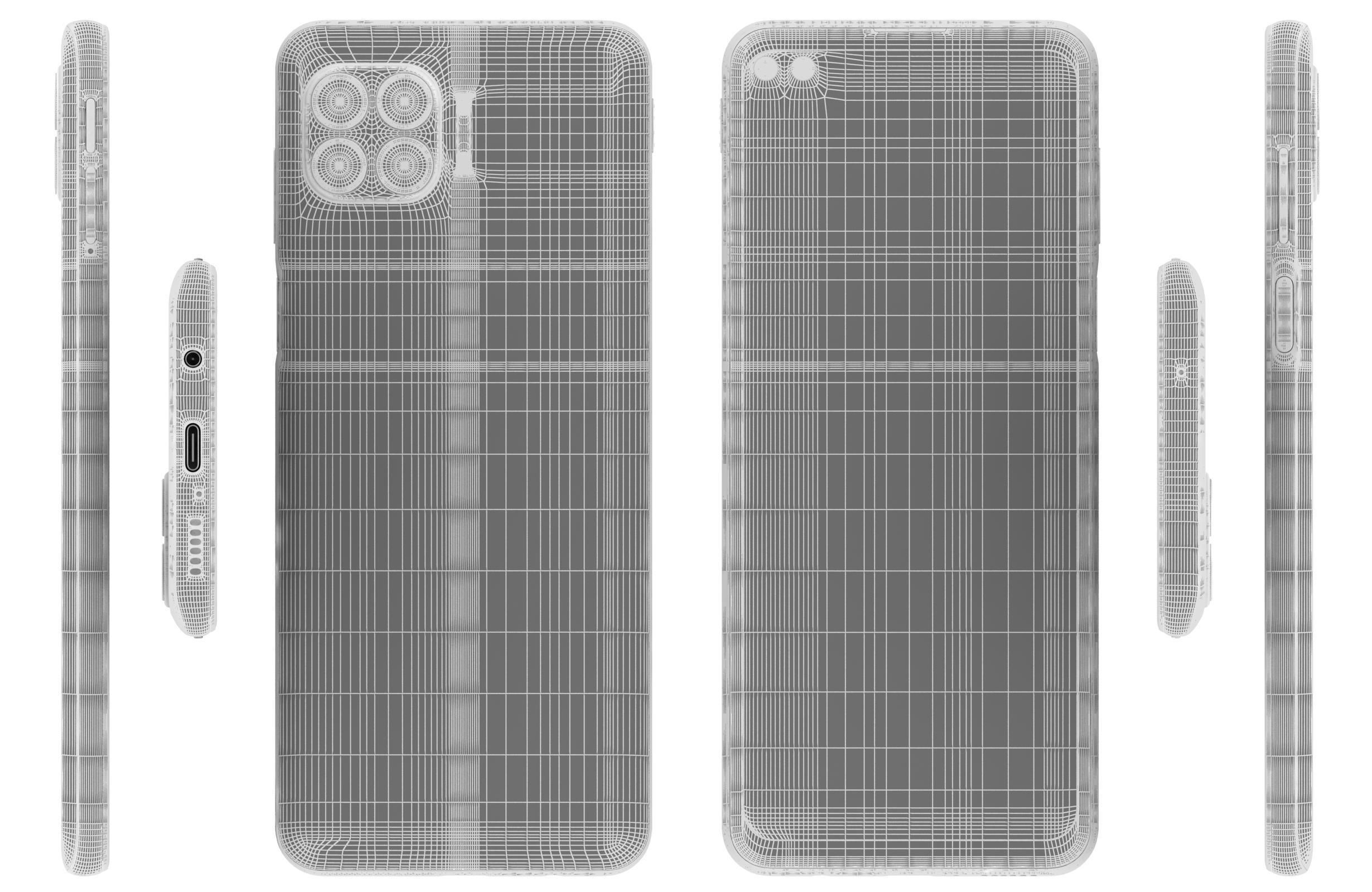 Motorola Moto G Fast And One 5G 3D model_43