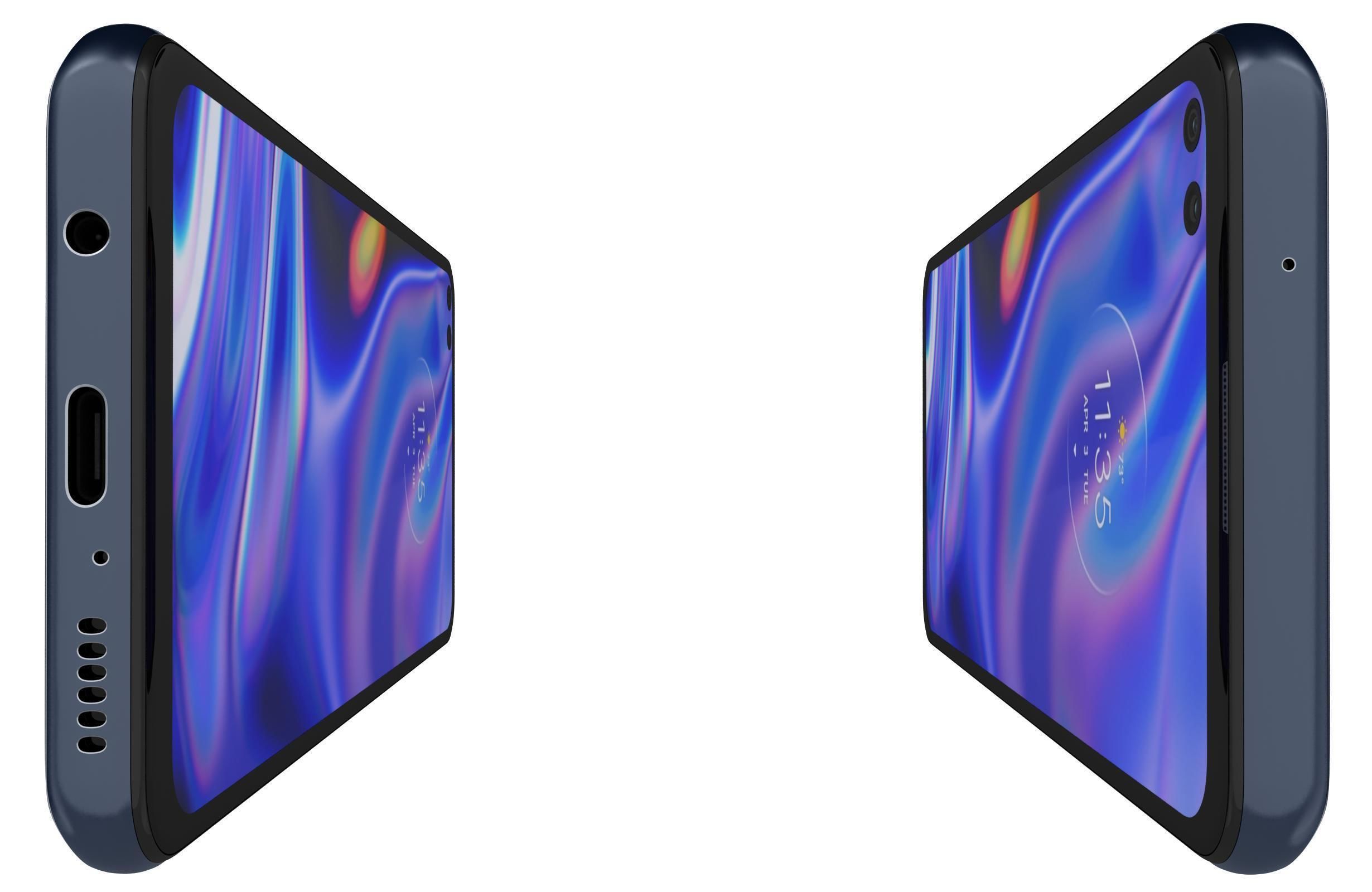 Motorola Moto G Fast And One 5G 3D model_4